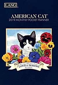 American Cat 2019 4.5 X 6.5 Monthly Pocket Planner (Desk)