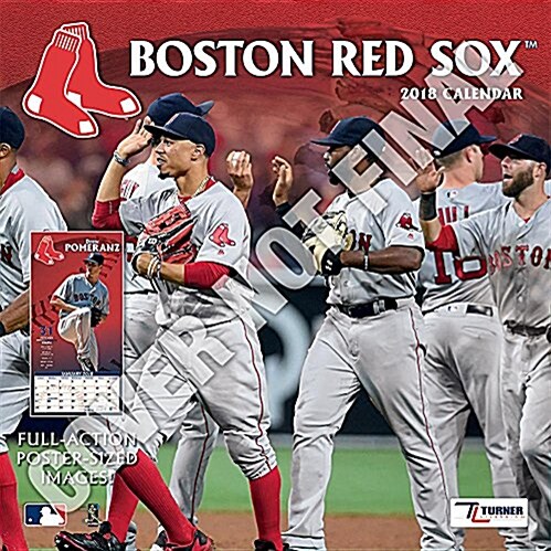 Boston Red Sox 2019 12x12 Team Wall Calendar (Wall)