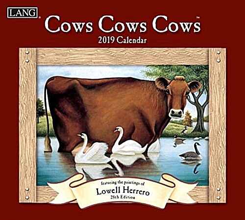 Cows Cows Cows 2019 14x12.5 Wall Calendar (Wall)