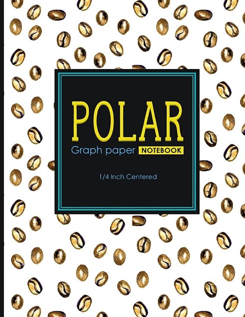 Polar Graph Paper Notebook: 1/4 Inch Centered: Technical Sketchbook For Engineers and Designers, 8.5 x 11, 100 pages (Paperback)