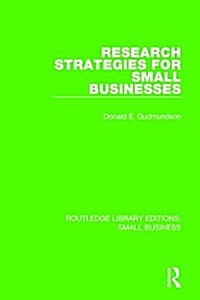 Research Strategies for Small Businesses (Paperback)