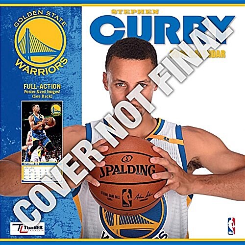 Golden State Warriors Stephen Curry 2019 12x12 Player Wall Calendar (Wall)