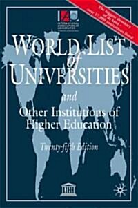 World List of Universities and Other Institutions of Higher Education (Hardcover, 25th)