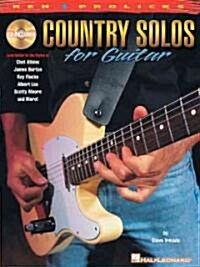 Country Solos for Guitar Book/Online Audio [With CD with Full Demostrations & Rythm-Only Tracks] (Paperback)