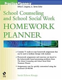 School Counseling and School Social Work Homework Planner (Paperback, CD-ROM)