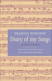 Diary of My Songs/Journal de Mes Melodies (Paperback)