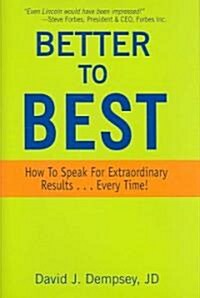 Better to Best (Hardcover, 1st)