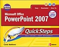 Microsoft Office PowerPoint 2007 Quicksteps (Paperback)