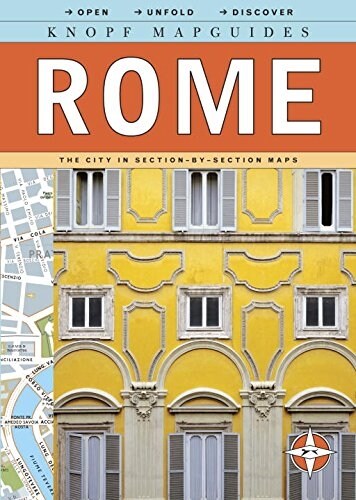 Knopf Mapguides: Rome: The City in Section-By-Section Maps (Paperback, Revised)