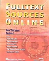 Fulltext Sources Online (Paperback)