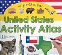 United States Wipe Clean Activity Atlas (Paperback)