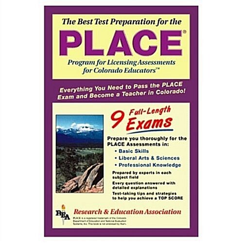 The Best Test Preparation for the PLACE (Paperback)