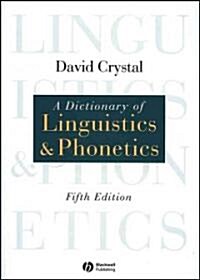 A Dictionary of Linguistics & Phonetics (Paperback, 5th)