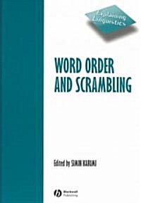 Word Order and Scrambling (Paperback)