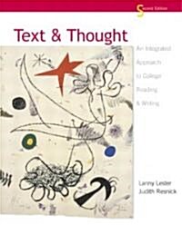 Text and Thought: An Integrated Approach to College Reading and Writing (Paperback, 2)