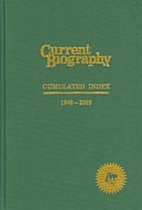 Current Biog Cumulated Index (Paperback)