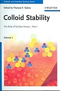 Colloid Stability: The Role of Surface Forces - Part I (Hardcover)
