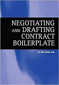Negotiating and Drafting Contract Boilerplate [With CDROM and CD] (Paperback)