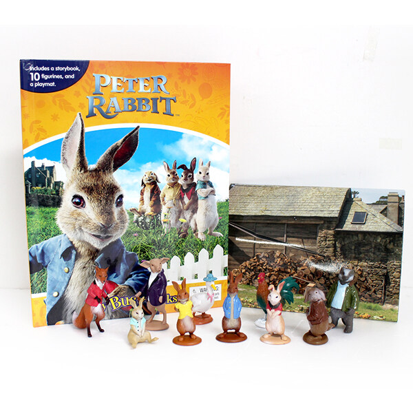 Peter Rabbit My Busy Books 피터래빗 비지북 (미니피규어 10개 + 놀이판)