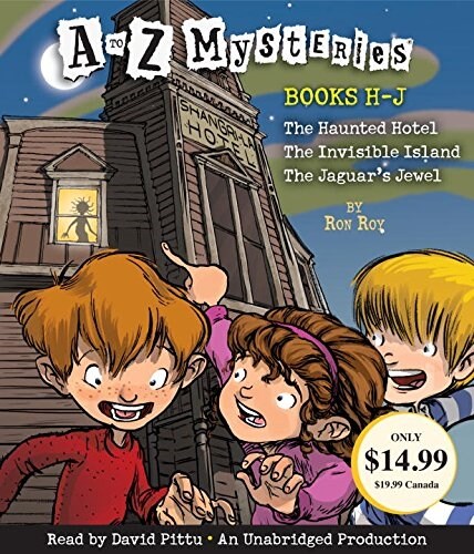 A to Z Mysteries: Books H-J: The Haunted Hotel; The Invisible Island; The Jaguars Jewel (Audio CD)