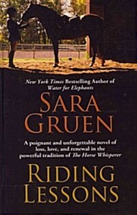 Riding Lessons (Hardcover, Large Print)