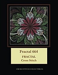 Fractal 664: Fractal Cross Stitch Pattern (Paperback)