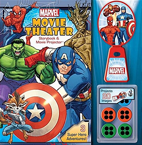 Marvel Movie Theater Storybook & Movie Projector (Hardcover)