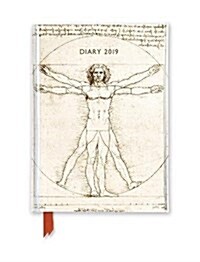 Leonardo Da Vinci Vitruvian Man pocket diary 2019 (Diary, New ed)