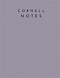 Cornell Notes: 120 Pages Cornell Note Format, Effective Way for Note-Taking, Condensing and Organizing, College Edition (Paperback)