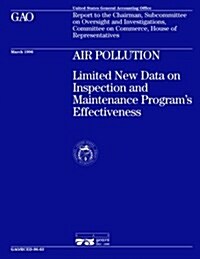Rced-96-63 Air Pollution: Limited New Data on Inspection and Maintenance Programs Effectiveness (Paperback)