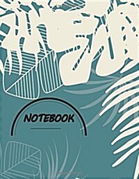 Notebook: Lined Notebook - Large (8.5 X 11 Inches) - 120 Pages(pastel Blue Cover) (Paperback)