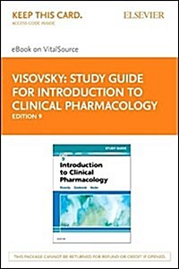 Study Guide for Introduction to Clinical Pharmacology - Elsevier Ebook on Vitalsource Retail Access Card (Pass Code, 9th)