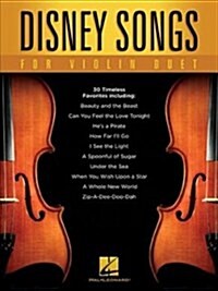 Disney Songs for Violin Duet (Paperback)