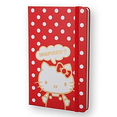 Moleskine Limited Edition Hello Kitty Notebook, Red, Plain, Large (5 X 8.25) (Hardcover)