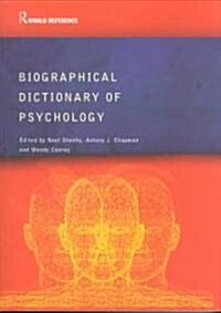 Biographical Dictionary of Psychology (Paperback, Revised)