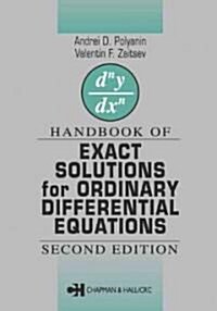 Handbook of Exact Solutions for Ordinary Differential Equations (Hardcover, 2)
