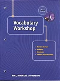 Elements of Language: Vocabulary Workshop Third Course (Paperback, Student)