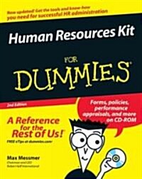 Human Resources Kit for Dummies (Paperback, CD-ROM, 2nd)