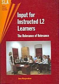 Input for Instructed -Nop/058: The Relevance of Relevance (Paperback)