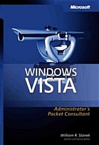 Windows Vista Administrators Pocket Consultant (Paperback)