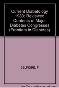 Current Diabetology (Hardcover)