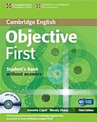 Objective First Students Book without Answers with CD-ROM (Package, 3 Rev ed)