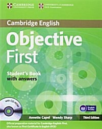 Objective First Students Book with Answers [With CDROM] (Paperback, 3, Revised)