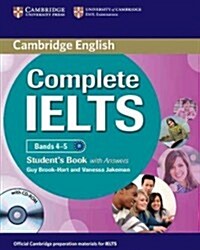 Complete IELTS Bands 4–5 Students Book with Answers with CD-ROM (Multiple-component retail product, part(s) enclose)