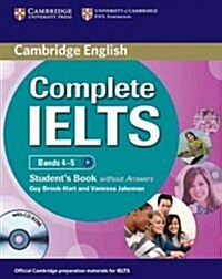 Complete IELTS Bands 4–5 Students Book without Answers with CD-ROM (Multiple-component retail product, part(s) enclose)