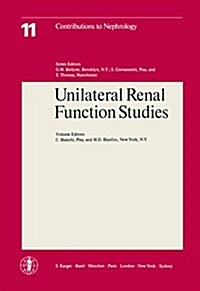 Unilateral Renal Function Studies (Paperback)