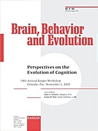 Perspectives on the Evolution of Cognition (Paperback)