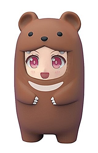 넨도로이드모어 키구루미 페이스파츠케이스 브라운 곰 (おもちゃ&ホビ-)