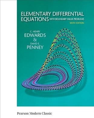 Elementary Differential Equations with Boundary Value Problems (Classic Version) (Paperback, 6)