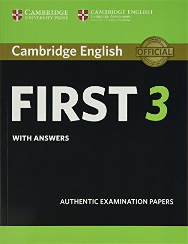 Cambridge English First 3 Students Book with Answers (Paperback)